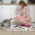 thumbnail image 3 of Dachshund Footprint Kitchen Rugs Sets Of 2,Anti Fatigue Kitchen Mat Rugs Non Slip Washable,Decorative Kitchen Floor Mats for Kitchen,Sink,Laundry,17"x30"+17"x47", 3 of 7