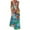 Blue, variant on Patlollav Womens Casual Long Dress with Striped Floral Print Sleeveless Maxi Dress