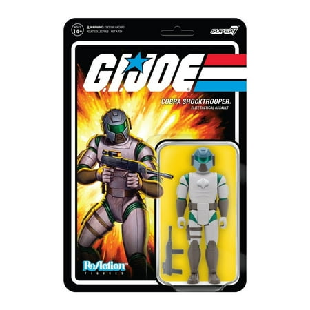Super7 G.I. Joe Cobra Shocktrooper Rifle B Elite Tactical Assault Figure 375"