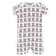 thumbnail image 2 of Hudson Baby Unisexe Bébé Coton Rompers, Chien Français 2-Pack, 9-12 Mois, 2 of 3