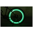 thumbnail image 2 of 3 Lighting Mode LED Neon Bicycle Wheel Spoke Light Waterproof Color Bike Safety Warning Light Cycling Light Bicycle Accessories（3pcs green）, 2 of 2