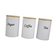 thumbnail image 4 of simhoa Airtight Kitchen Canisters Set Fashion Pantry Jars for Cereals Cookies Hotel White, 4 of 8