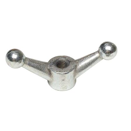 

ZoroSelect 5/8 -11 Grade 2 Malleable Iron Zinc Plated Wing Nuts 5 pk.