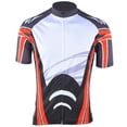 thumbnail image 1 of Jersey de ciclismo de manga corta con absorción de sudor para hombre Ropa de ciclismo para deportes al aire libre Rojo M, 1 of 8