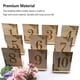 thumbnail image 2 of Yuarrent Soportes para números de recepción de boda, letreros, marcadores de posición para restaurante, decoraciones, , números de madera, Kits de decoración para fiestas, 2 of 6