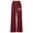 R98/Brick Red, variant on Vividxx Pants For Girls Bow Detail Loose Fit Straight Leg Jogger Pants With Back Pocket Casual Playwear Soft Comfortable Trousers 4-5 Years