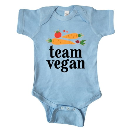 

Inktastic Vegetarian Gift Team Vegan Gift Baby Boy or Baby Girl Bodysuit