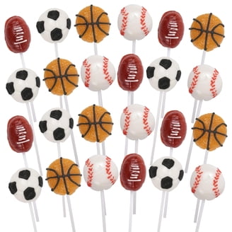 Sweetzo, Soccer Ball Lollipops, 24 ct, Birthday Party Candy Favors