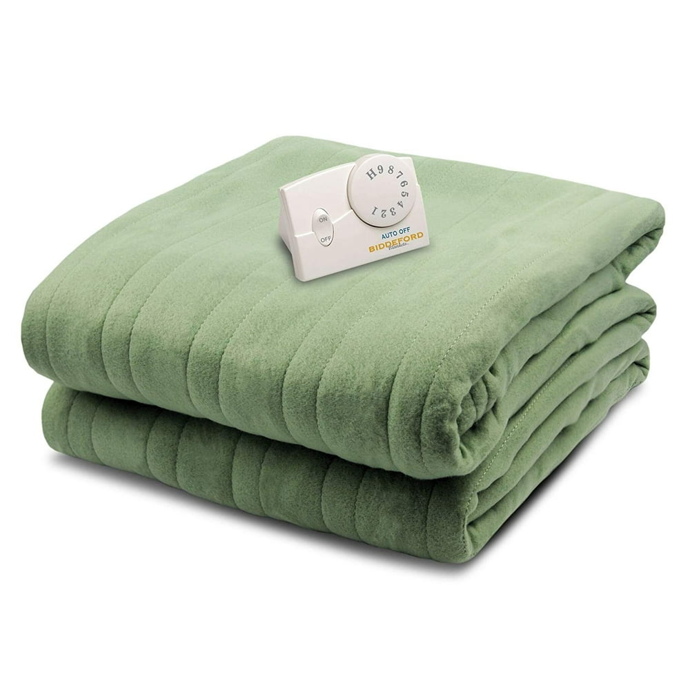 Biddeford Comfort Knit Fleece Heated Electric Blanket
