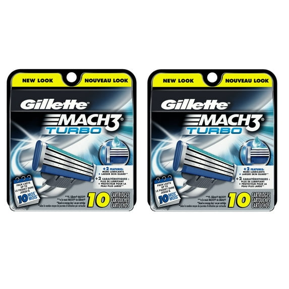 Mach3 Turbo Refill Cartridge Blades for Mach 3, 20 Ct. + LA Cross Tweezers 71817