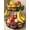 Brown, variant on 2 Tier Fruit Basket for Kitchen Counter with 2 Banana Hangers, 2026 Pro Detachable Metal Fruit Bowl with Wooden Handle,Fruit Holder for Bread Snack Veggies, Silvery Extra Large