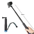 thumbnail image 2 of HOMEMAXS Extendable Pole for Digital Cameras Digital Camera Stand Travel 48X6X3CM Black, 2 of 8