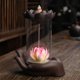 thumbnail image 2 of Nuevo quemador de incienso de reflujo Soporte de de Buda reflujo de Arena quemador meditación Yoga oración horno Censer decoración para el Fanmusic Nuevo quemador de incienso de reflujo, 2 of 7