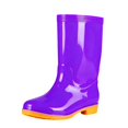 thumbnail image 2 of YTCAMLO Glitter Tall Rain Boots for Women Casual Mid Calf Waterproof Slip On Garden Boots Non-slip Outdoor Mud Rain Shoes, 2 of 5