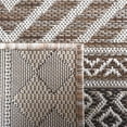 thumbnail image 6 of Safavieh Havana Timothy Geometric Indoor/Outdoor Area Rug, Light Brown/Black, 5'5" x 7'7", 6 of 10