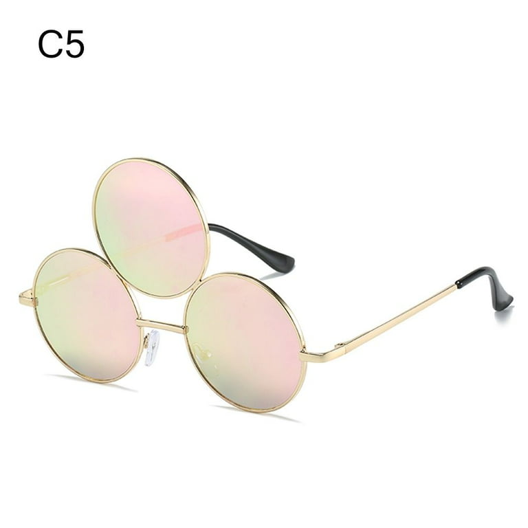 Novel Cosplay Party Eyewear Three Eyes Glasses Chinese Style Erlang God Third Eye Sunglasses C5