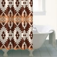 thumbnail image 5 of 36x72 Inches Ethnic Vintage Shower Curtain Bohemian Chic Polyester Tribal Pattern Bathroom Decor, 5 of 5