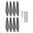 Orange, variant on Xirurus 2 Pairs Drone Propeller 6030 Props Blade Replacement Low Noise Spare Propeller Blades for Mini 3 PRO Orange Edge Wing Fans Spare Parts, 3.0 inches / 7.6 cm Length[cite: 1]