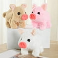 thumbnail image 3 of Battery-Powered Electronic Piggy Toy: Adorable Pet Pig that Walks Wags Tail Wiggles Nose and Makes Lifelike Oink Sounds Great for Interactive Home Play, 3 of 3