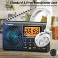 Small AM/FM/SM Radio with Great Reception, EEEkit Battery Operated