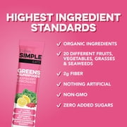 Clean Simple Eats Raspberry Lemonade Greens + Superfoods - 1 Stick Dietary Supplement