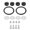 Black, variant on YAHHU Quick Release Fasteners Washers Bolts Kit for Front Rear Trunk Hatch Lids Bumpers Universal Fit Gold (24mm / 0.94 inches)