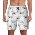 thumbnail image 2 of Goofa Labrador Retriever Dog Printed Men's Swim Trunks Board Shorts Quick Dry Mens Swimming Trunks with Compression Liner,Breathable Fit Hawaii Beach Shorts-, 2 of 9