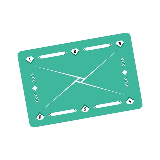 Mini tapete de entrenamiento de fútbol para puerta, ideal para aficionados al fútbol. Verde