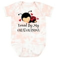 thumbnail image 3 of Inktastic Loved by My Great Grandma Girls Baby Bodysuit, 3 of 5
