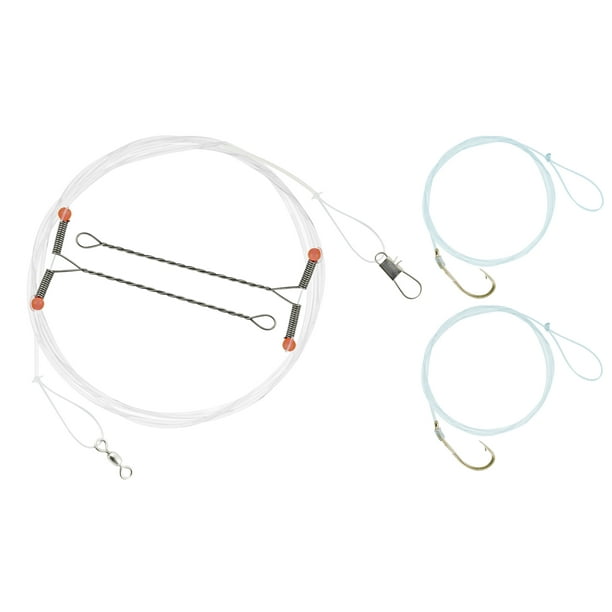 South Bend Salmon Egg & Worm Double Drop Trout Fishing Rig, Size 10