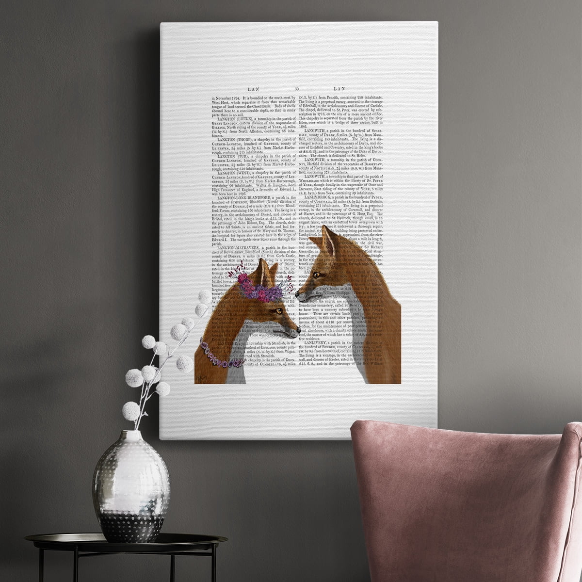 Fox Lovers Premium Gallery Wrapped Canvas - Ready to Hang