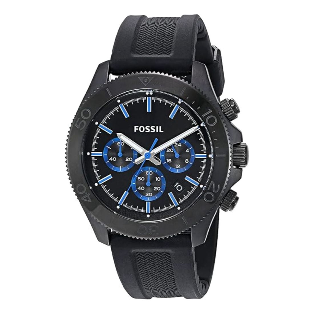NWT Fossil Sport Tourer Chronograph Quartz Blue Dial Men\'s Watch Fossil Sport Tourer Chronograph Bracelet Watch, 42mm  main image 4