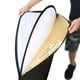 thumbnail image 4 of Reflector plegable estudio portátil plegable Reflector de luz para cámara al aire libre Vedio iluminación - 110cm Macarena Reflector de fondo de estudio, 4 of 6