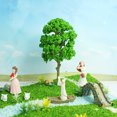 thumbnail image 4 of Plantas falsas Árboles Artificiales Miniatura Paisaje Decoraciones DIY Artesanía Adorno para Office Hotel Dormitorio 5 piezas Noticed HA011920-00, 4 of 7