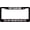 ZY-121, variant on I Speed Because I Have to Poop Aluminum Alloy License Plate Frame White Black Applicable to US Standard Car Metal Car Tag Frame Funny Front License Plate Holder for Women Men(1 Pack)