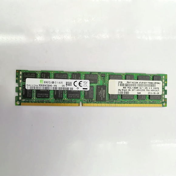 FOR 1 Pcs For X3850 X5 X3950 X5 8GB 8G 4RX8 1066 DDR3L PC3L-8500R ECC 49Y1399 49Y1417 47J0138 Server Memory