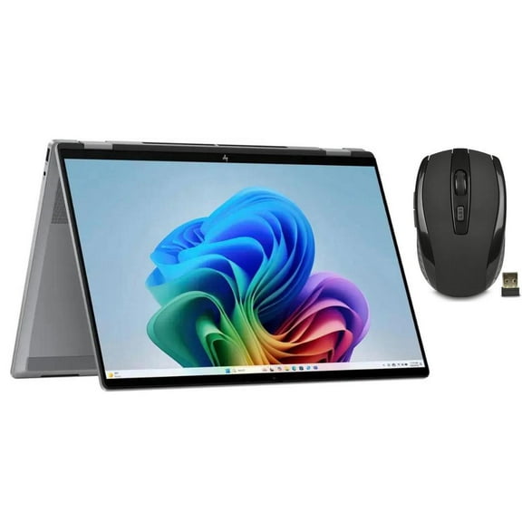 HP OmniBook X Flip 2-in-1 16" FHD  Touch Screen Laptop |AMD Ryzen AI 5 340|AMD Radeon 840M | Copilot|Backlit|Meteor Silver| 16GB RAM DDR5 | 512GB SSD |Windows 11 Home|Bundle with Wireless Mouse