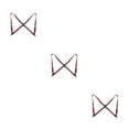 thumbnail image 4 of pitrice Unisex Brace Replacement Korean Easy Matching Elastic Back Braces Wine Red 3Set, 4 of 6