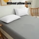 thumbnail image 5 of Fundas de almohada para el cuerpo, suave terciopelo transpirable, 19x29in, adecuadas para personas que tienen calor al dormir, sudores nocturnos, todas las estaciones, color sólido, individual, A, 5 of 6