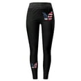thumbnail image 4 of HEILAU 4th of July Leggings for Women High Waisted Casual Fashion Tight Sports Yoga Pants Colorful Flower Butterfly Print Patiotic Yoga Pants, 4 of 4