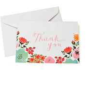 Floral Thank You Cards & Envelopes by Celebrate It, 40ct.