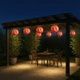 thumbnail image 3 of Lunxisen 2 Pcs Paper New Year Lanterns Party Lanterns Festival Red Lamp Shade Traditional Hanging Party Decorations for Spring Festival Celebration(30*30cm), 3 of 8