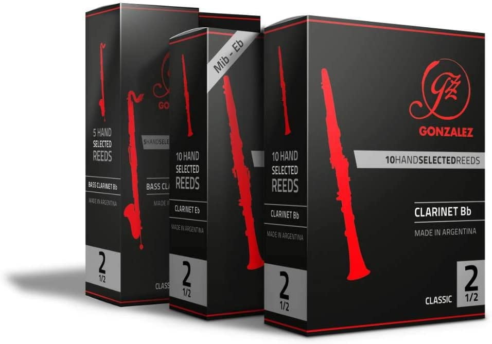 Gonzalez Classic Bb Clarinet Reeds Box of 10 Strength 3