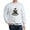 Ash Gray, variant on CafePress - Alpha Sigma Phi Coat Of Arms Sweatshirt - Crew Neck Sweatshirt