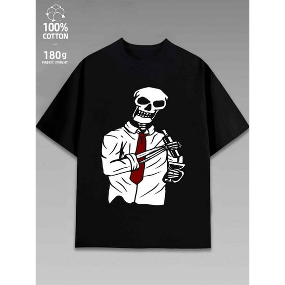 halloween plain t-shirts for men black Cotton T-Shirt,Light Stretch Fabric,Regular Cut,Plus Size,Casual Style