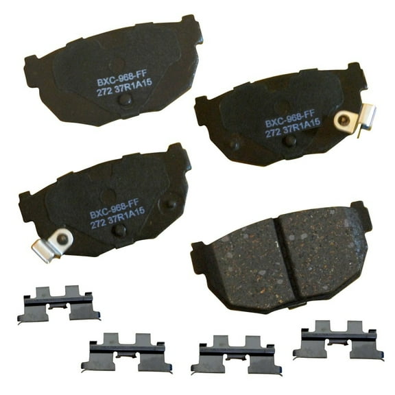 Disc Brake Pad Set Fits select: 1985-1989 NISSAN 300ZX, 1989-1998 NISSAN 240SX