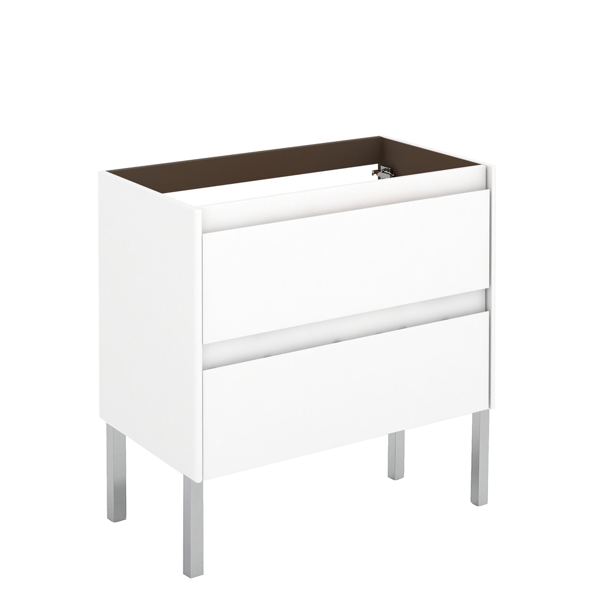 Ws Bath Collections AMBRA 80F WG BASE Ambra 31 Single Free Standing Vanity Cabinet Only -
