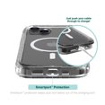 thumbnail image 4 of onn MagSafe Compatible Rugged Phone Case for iPhone 16e / iPhone 15 / iPhone 14 / iPhone 13, 4 of 7