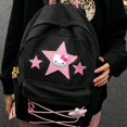 thumbnail image 3 of Sanrio-Bolsos de Hello Kitty para mujer, mochilas negras de moda, bolso de hombro de gran capacidad Y2k Millennium, mochila escolar coreana para estudiantes, 3 of 4