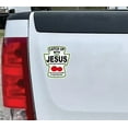 thumbnail image 2 of Catch up with Jesus car decal, Waterproof Christian Sticker for Car, Vehicle, Hard Case, Funrniture, Water bottle, Laptop, 2 of 2